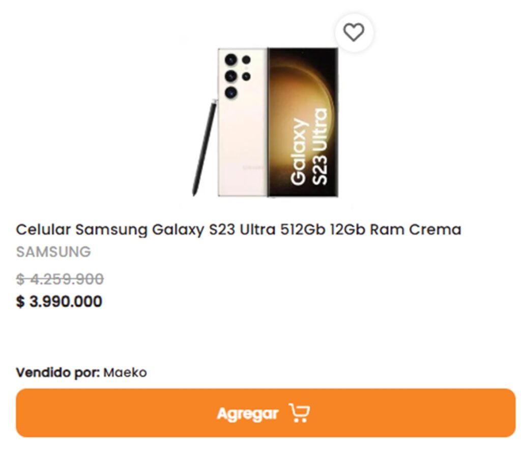 Celulares en descuento.
