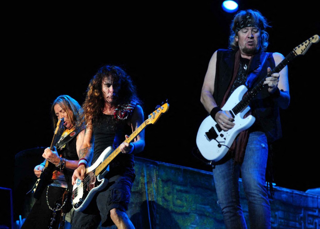 Iron Maiden, en concierto.