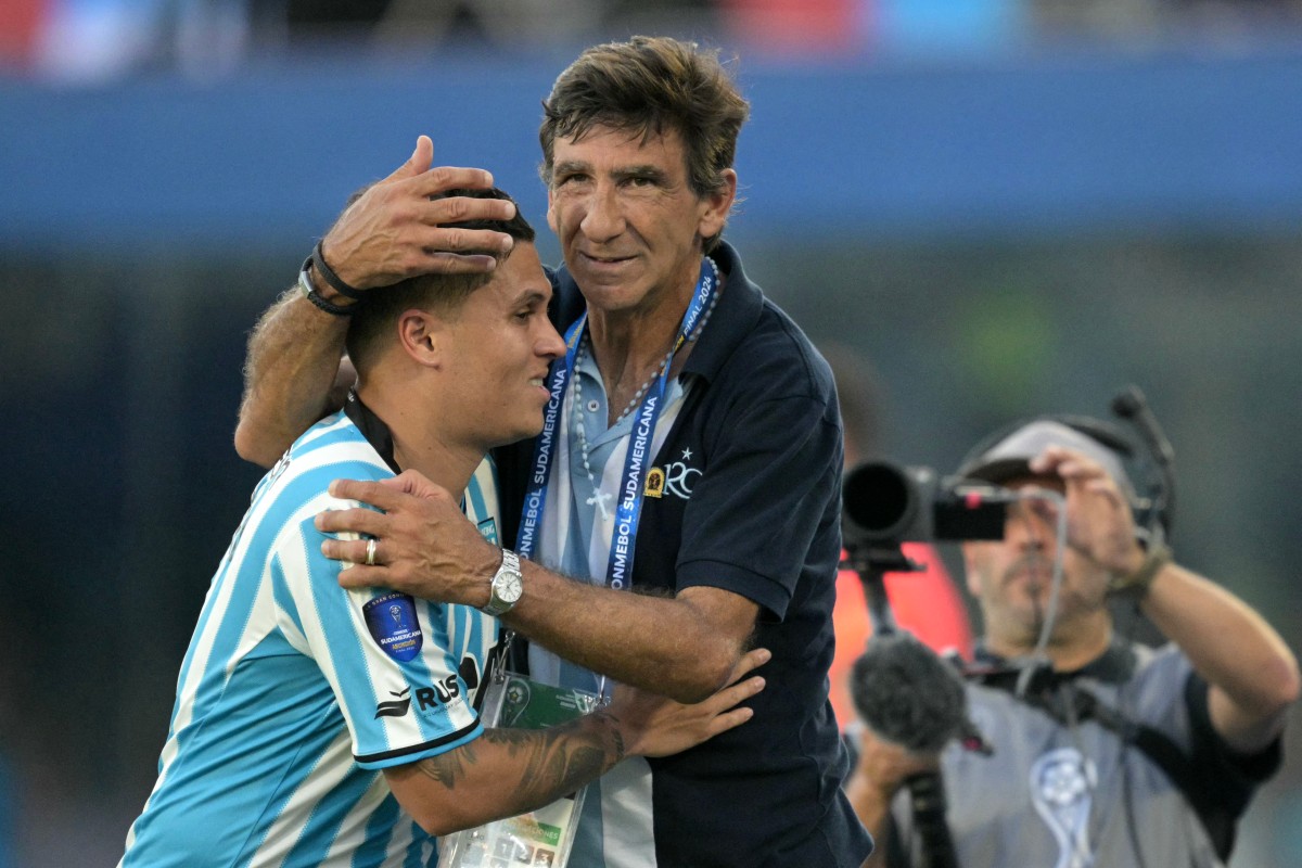 Juan Fernando Quintero campeón de la Copa Sudamericana con Racing de Argentina