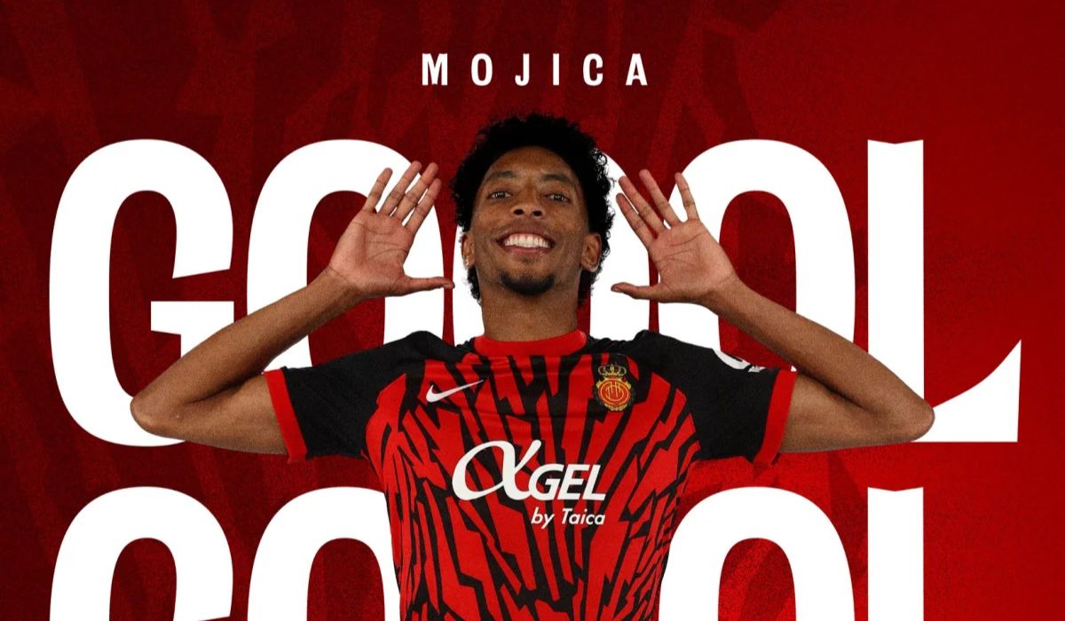 Johan Mojica metió golazo al último minuto y ganó el partido con Mallorca