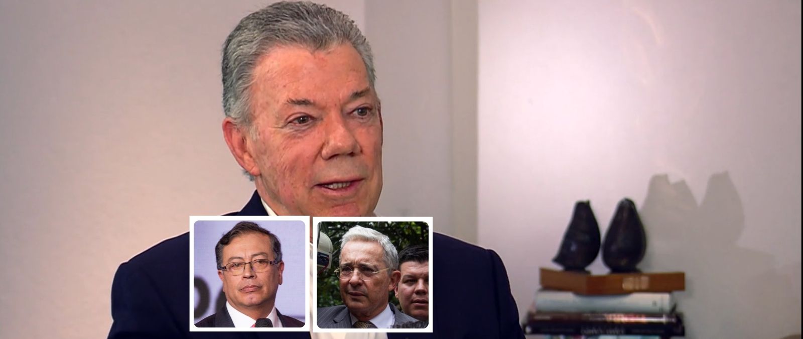 Foto de Juan Manuel Santos , en nota de que el expresidente respondió a quién elegiría entre Gustavo Petro y Álvaro Uribe