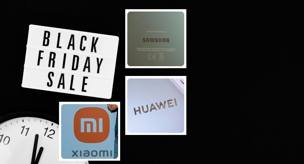 Foto de Black Friday y de marcas, en nota de cuándo es Black Friday en Samsung, Huawei y Xiaomi, con descuentos hasta de 69%