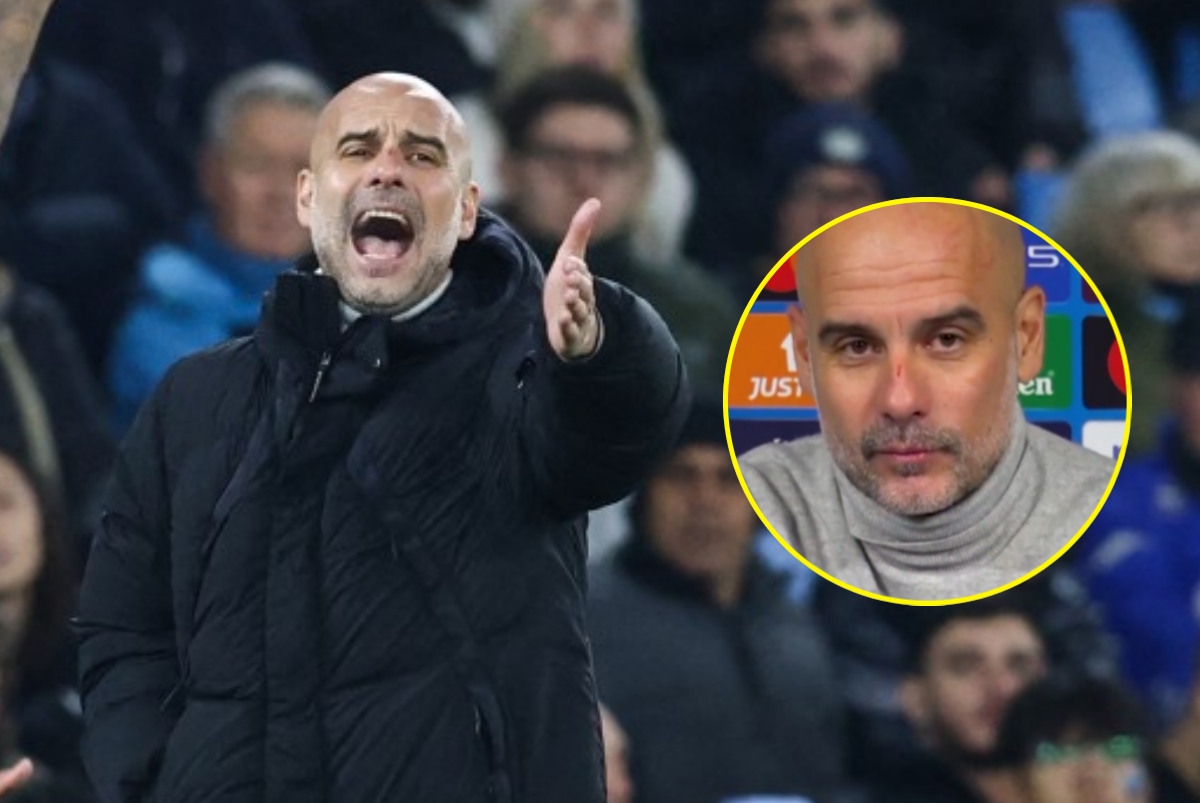 Guardiola explica por qué tenía cara aruñada tras empate Man City y Feyenoord