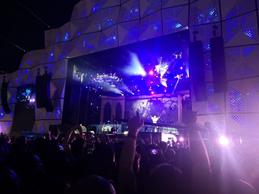 Concierto de Iron Maiden en Rock in Río, en 2022 / David Aponte, Pulzo.