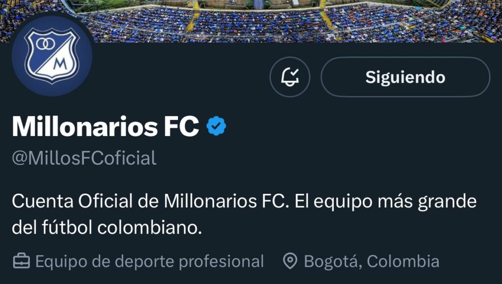 Descripción de X de Millonarios.