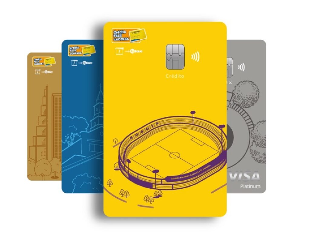 Así son las nuevas tarjetas de la Crédito Fácil Codensa. Foto: archivo particular.