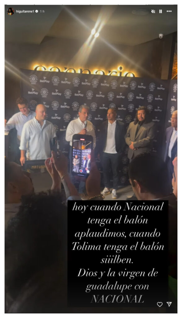 René Higuita pidió a hinchas de Nacional silbar a Tolima en final/Foto: Instagram @higuitarene1.