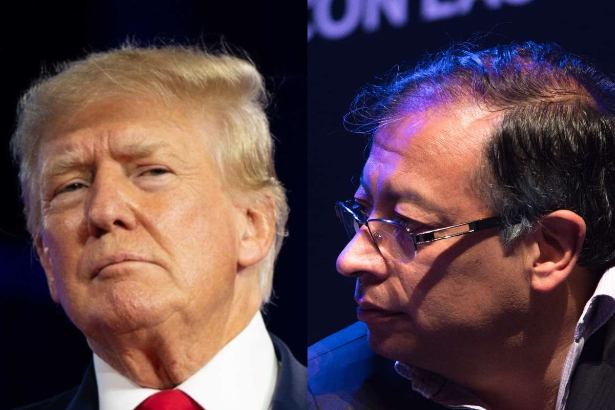 Imagen de Gustavo Petro y Donald Trump.