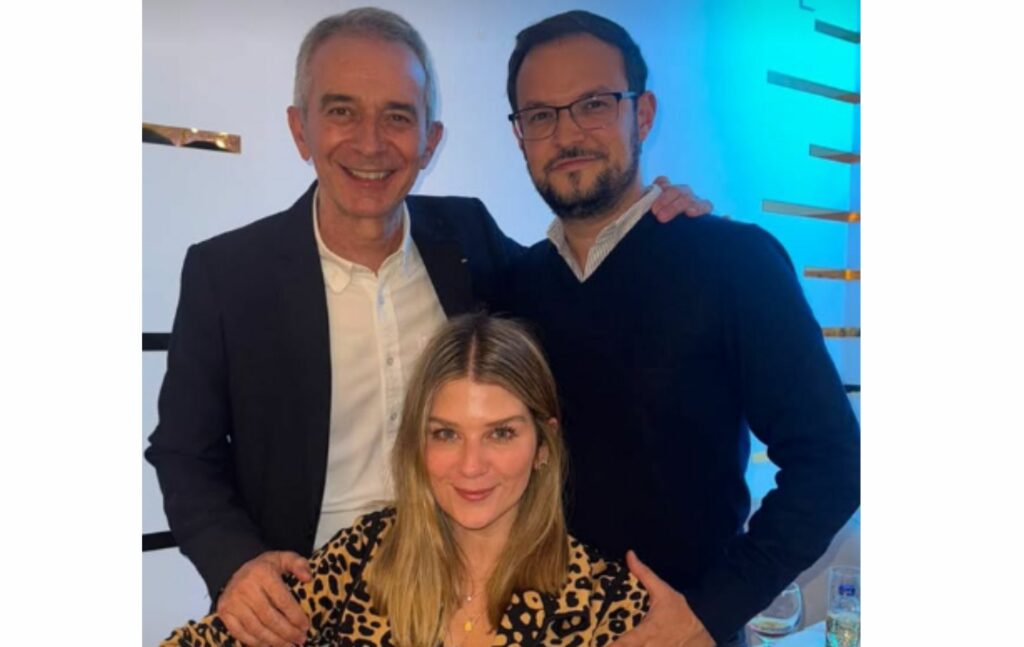 Juan Eduardo Jaramillo, José Manuel Acevedo y Andrea Guerrero. Foto: Instagram.