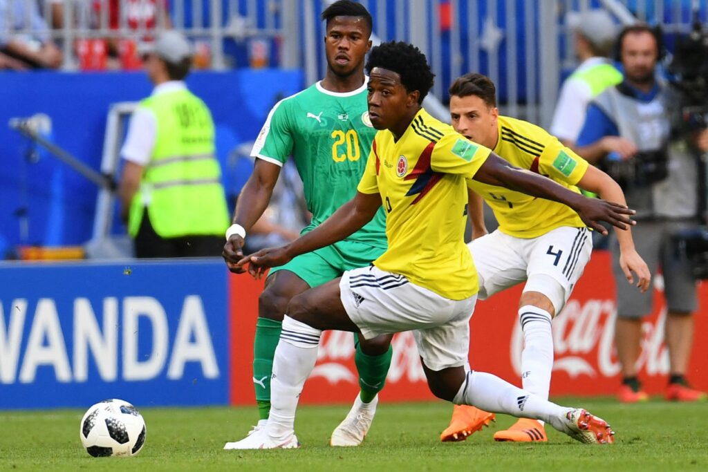 Carlos Sánchez en el Mundial 2018. / AFP