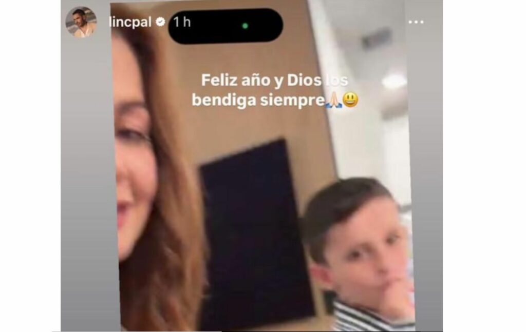 Carolina Cruz y su hijo Matías. Foto: Instagram.