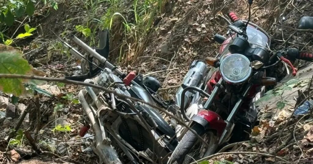 Motos de los presuntos responsables del asesinato en Aguachica.