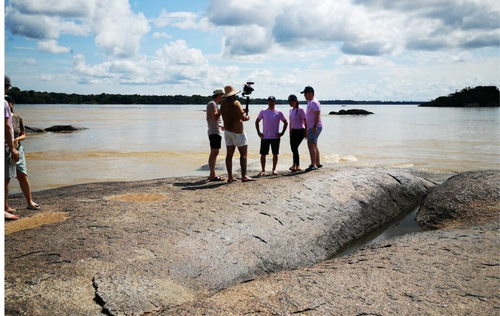 Detrás de cámaras de 'Colombia te veo bien Inírida' Foto: Pulzo.