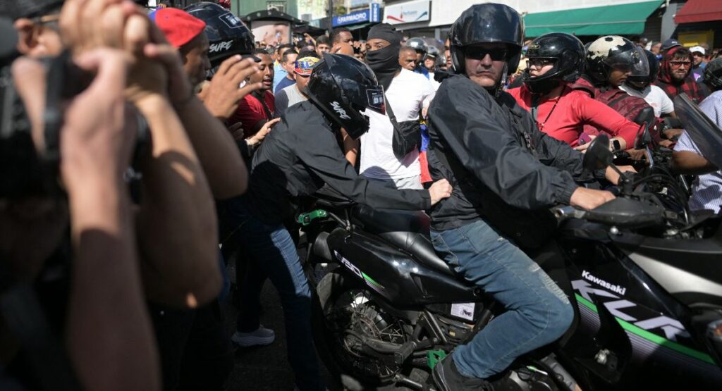 María Corina Machado en marchas de Venezuela / AFP