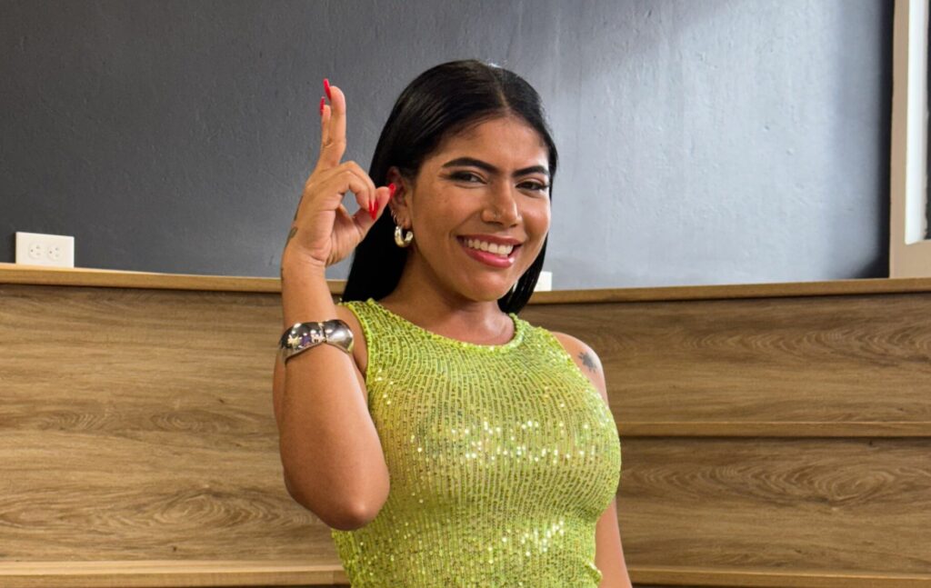 Cindy Álvarez, 'La toxi costeña'. Foto: Canal RCN.