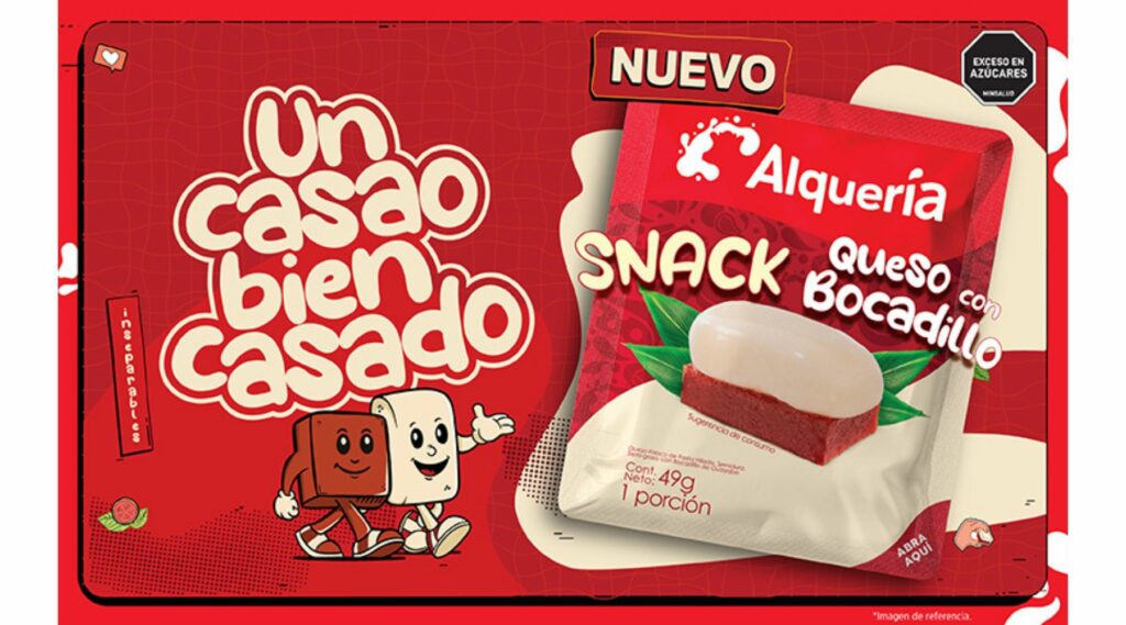 Nuevo queso con bocadillo Alquería / Foto: Alquería.