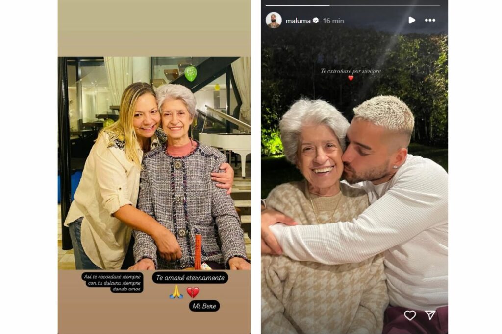 Abuela de Maluma falleció y el cantante se manifestó en redes sociales