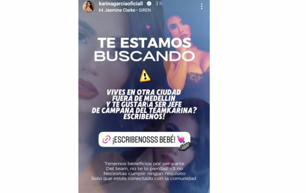Oferta de Karina García.