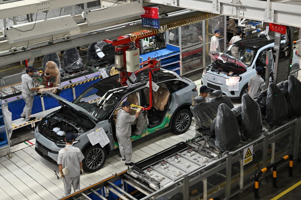 Producción Leapmotor. / AFP