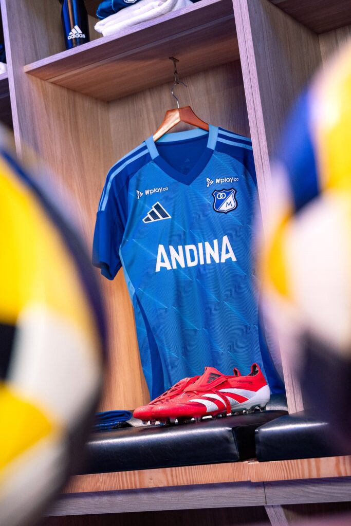 Esta es la nueva camiseta de Millonarios. Foto: Adidas.