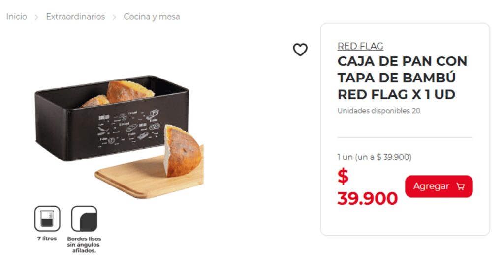 Captura de pantalla de página de D1