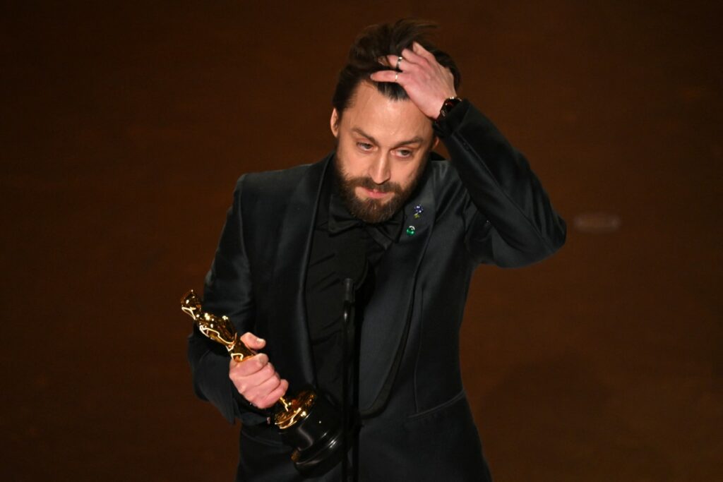Kieran Culkin se lleva la primera estatuilla - AFP