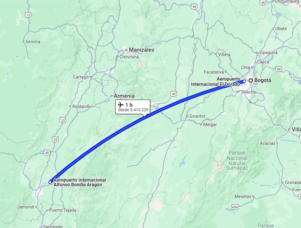 Captura de Google Maps