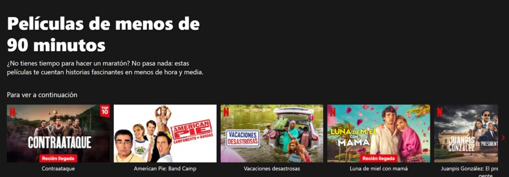 Captura Netflix