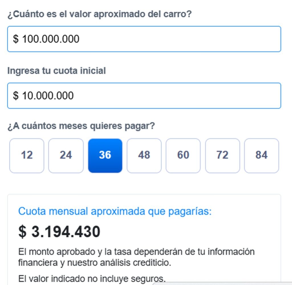 Crédito carro.