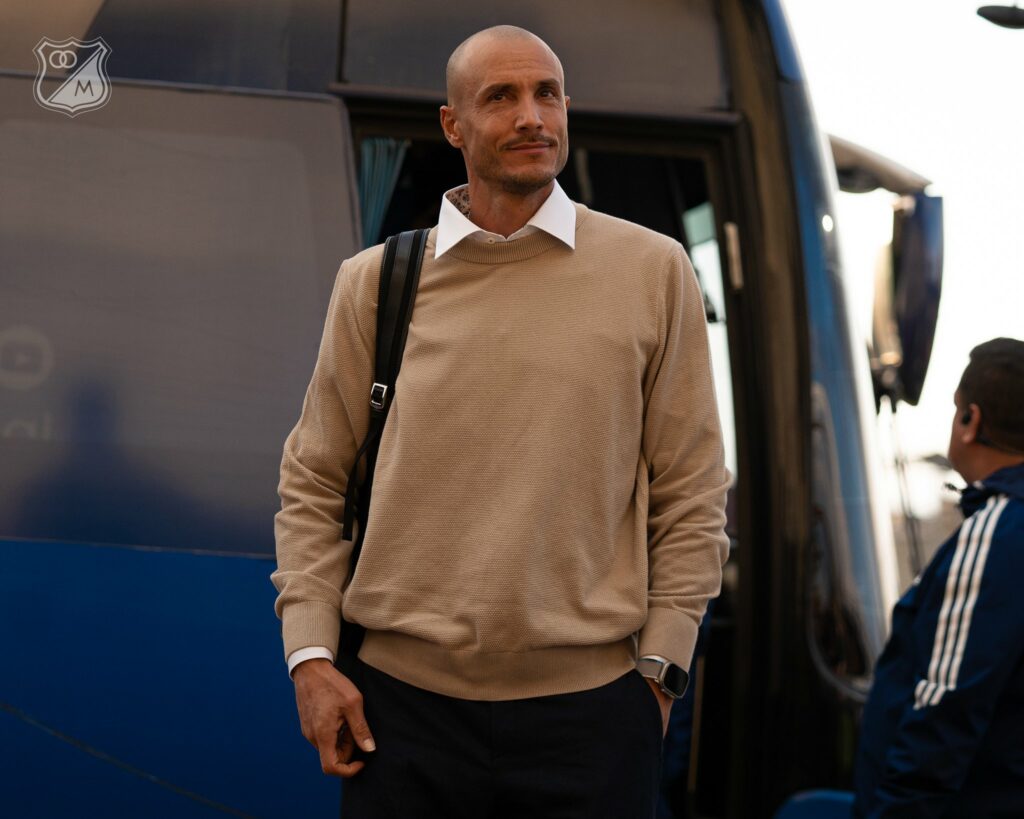 David González, técnico de Millonarios.