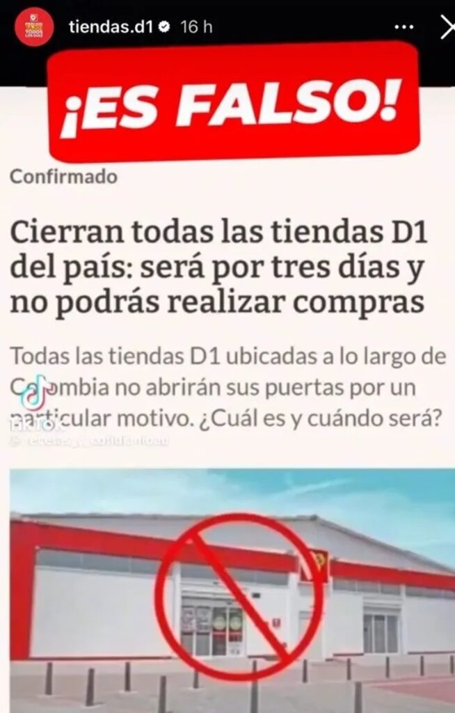 Instagram Tiendas D1