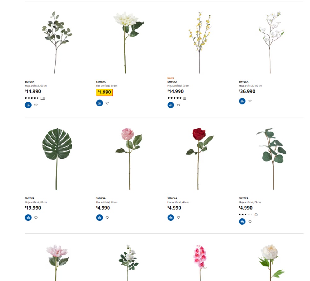Captura página web Ikea