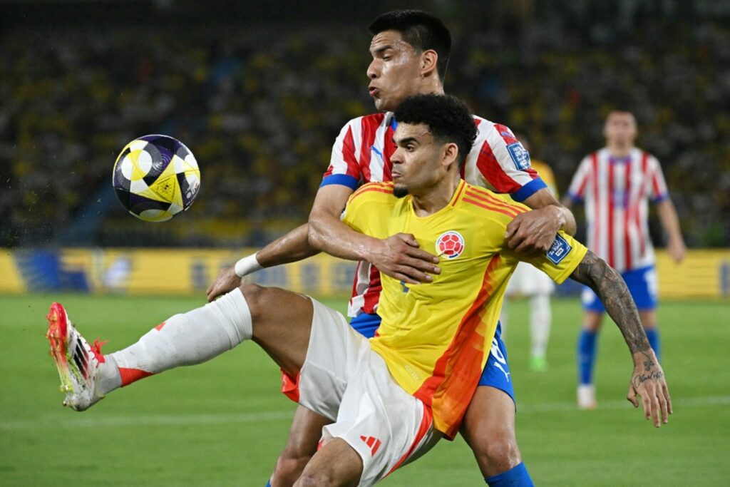 Colombia vs. Paraguay. / AFP