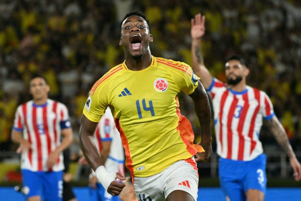 Jhon Durán, delantero de la Selección Colombia / AFP. 