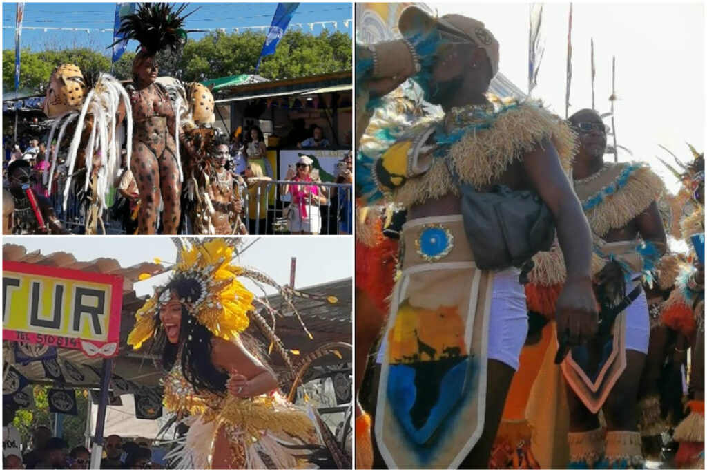 Estos fueron algunos de los trajes que se vieron en el Carnaval de Curazao. Foto: Pulzo.