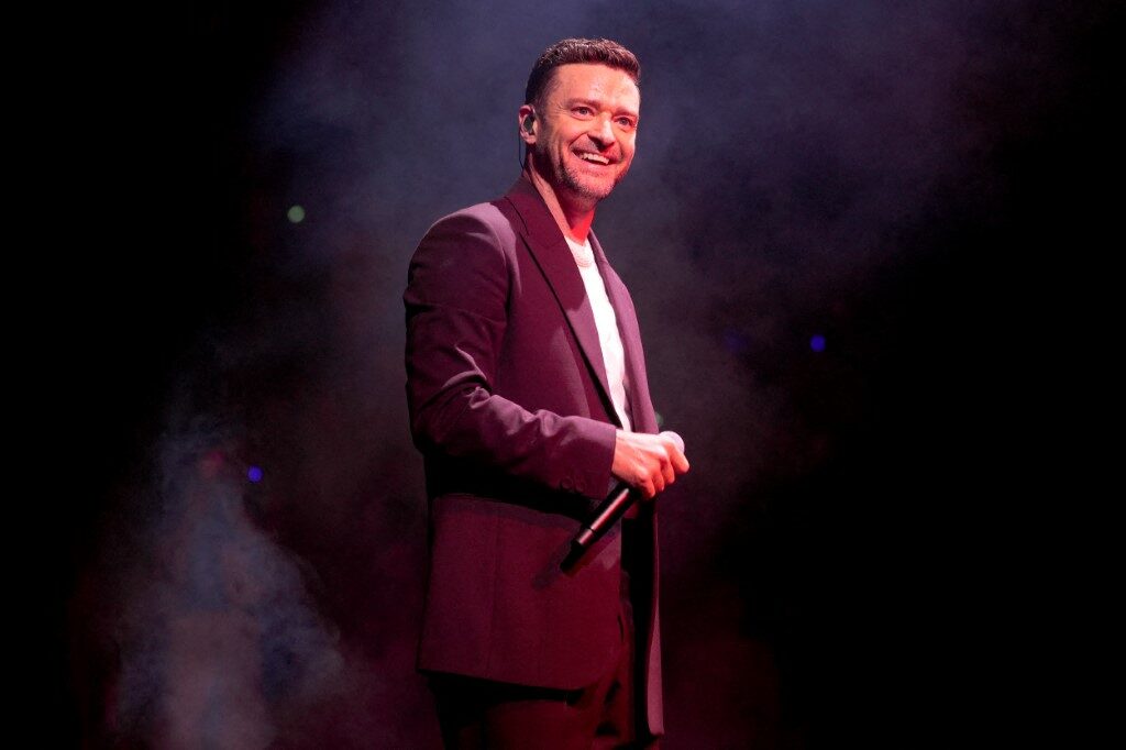 Justin Timberlake/AFP.