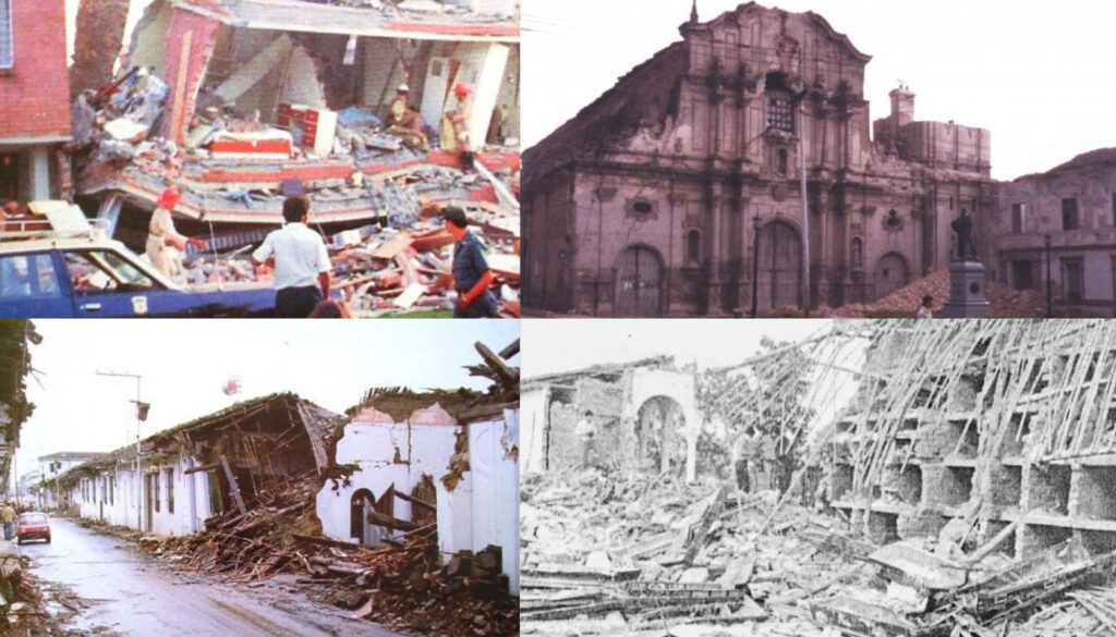 Imágenes del terremoto en Popayán en 1983 - SGC
