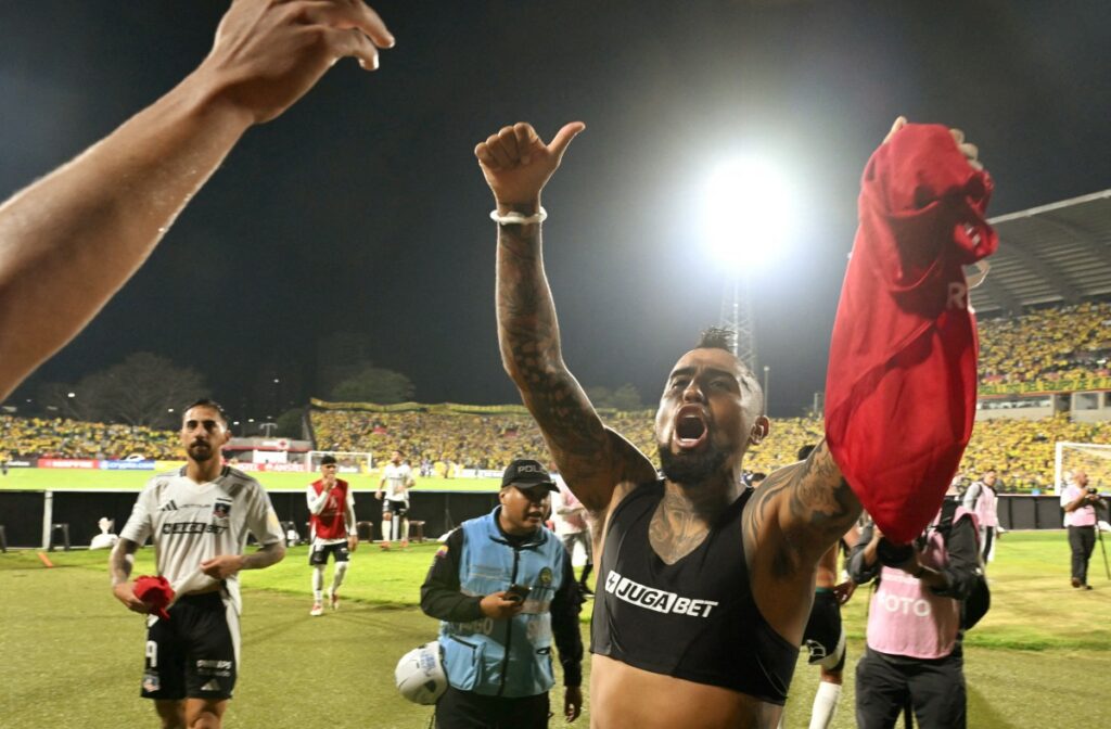 Arturo Vidal, mediocampista de Colo Colo / AFP. 