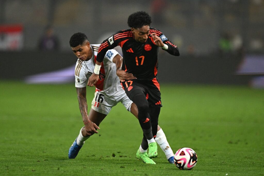 Colombia vs. Perú. / AFP