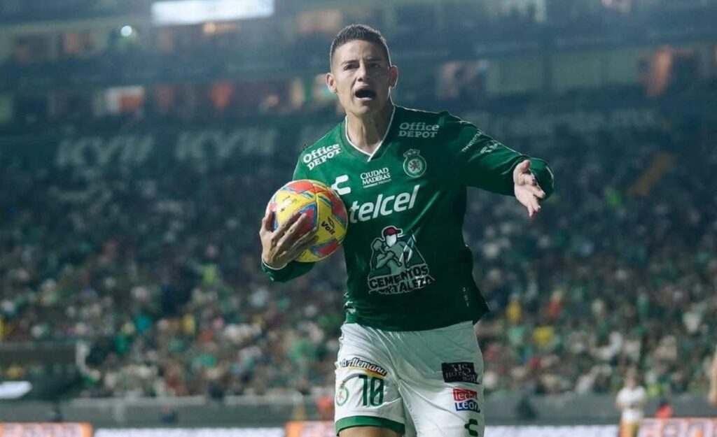 James Rodríguez, referente del Club León/Foto: Club León.
