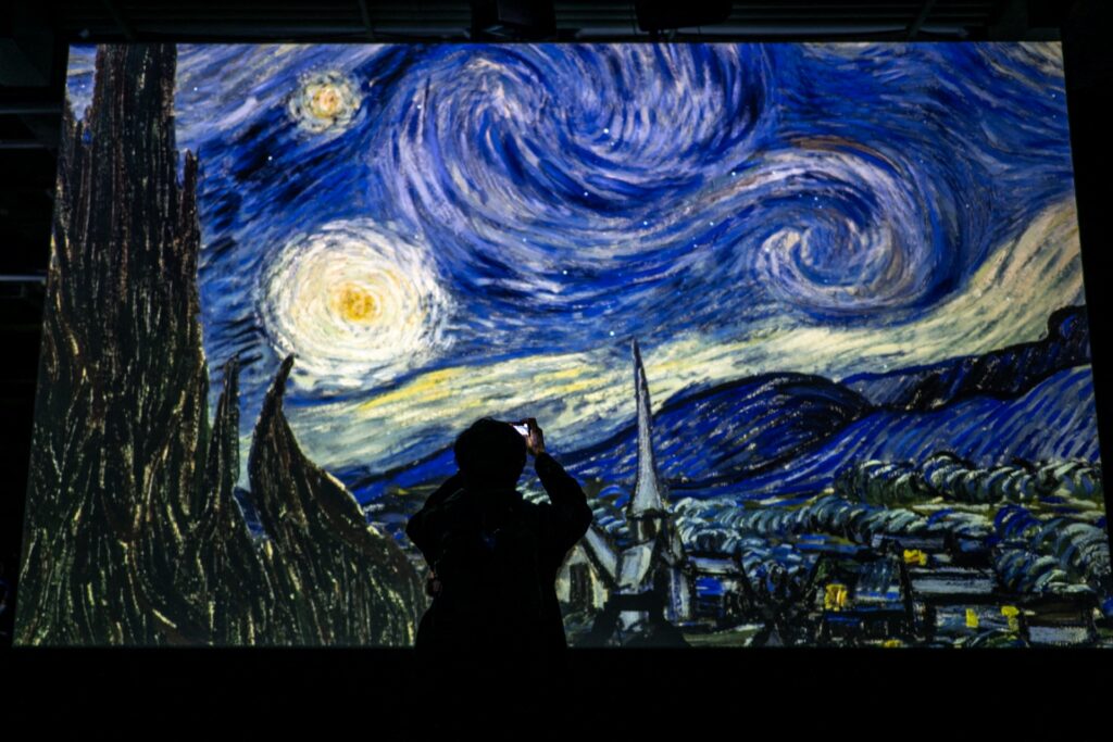 'La noche estrellada' (1889), Vincent van Gogh. Foto: AFP.