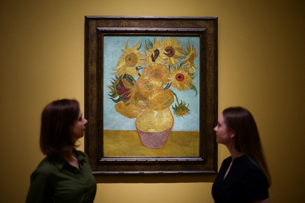 Serie 'Girasoles' (1888-1890), Vincent van Gogh. Foto: AFP.