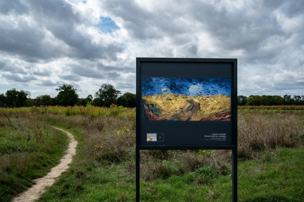 'Trigal con cuervos' (1890), Vincent van Gogh. Foto: AFP.