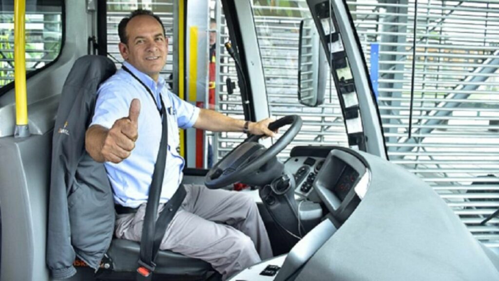Conductor de SITP / Página Alcaldía de Bogotá