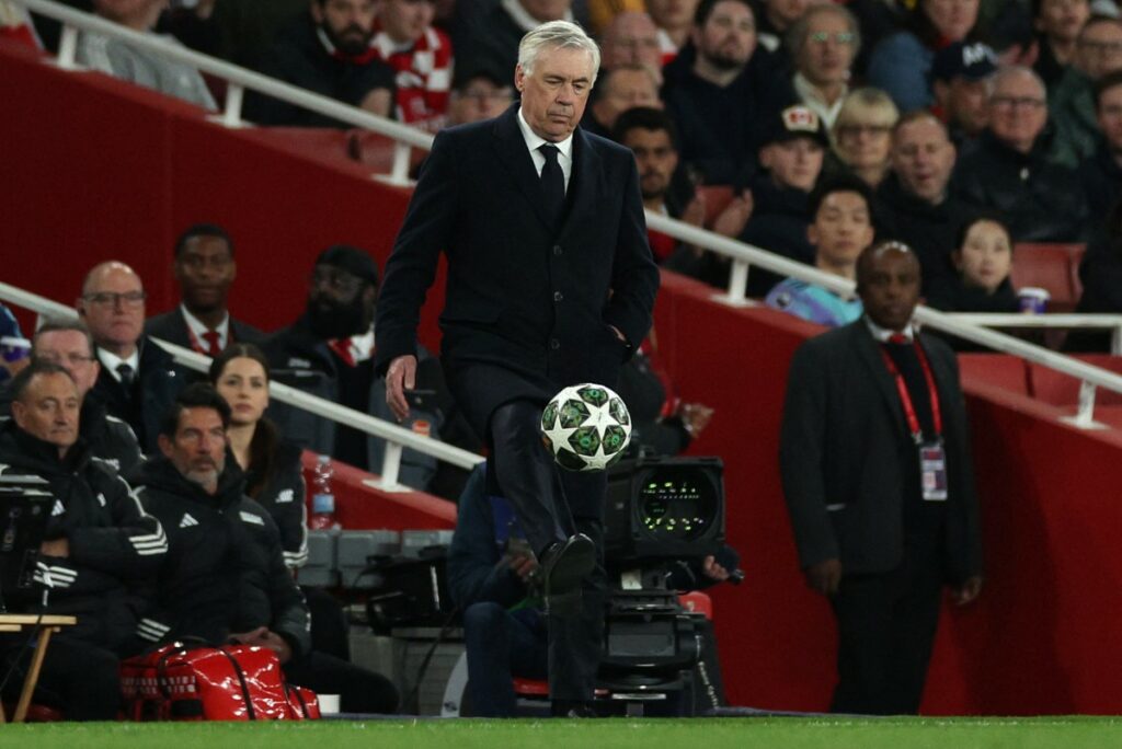 Carlo Ancelotti, técnico de Real Madrid/AFP.
