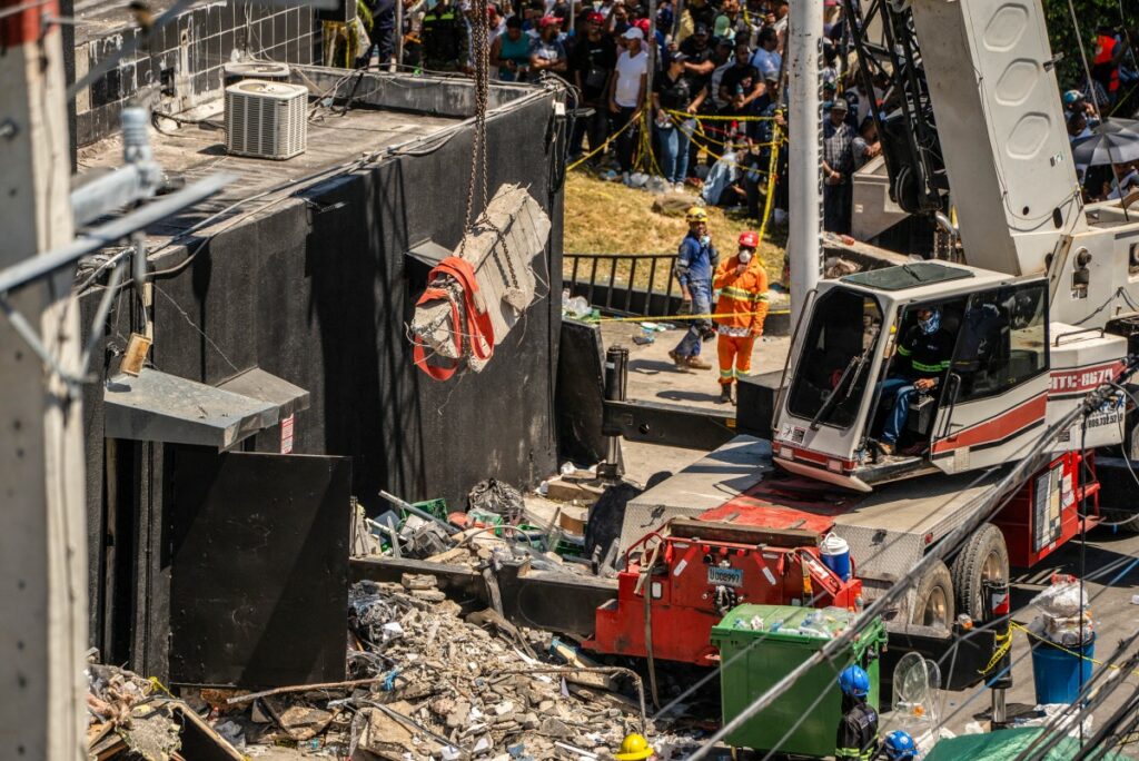 Así quedó la discoteca en la que murió Rubby Pérez. Foto: AFP.