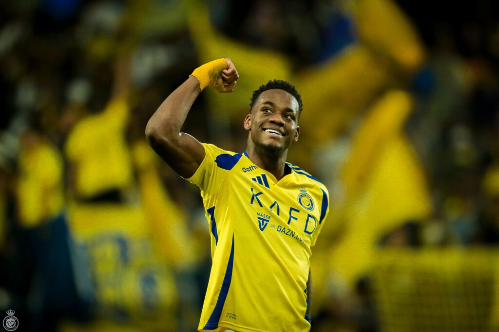 Jhon Jáder Durán, jugador del Al Nassr. / X: @AlNassrFC_EN