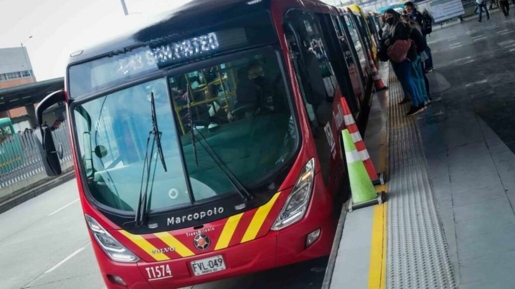 Transmilenio / Página Alcaldía de Bogotá