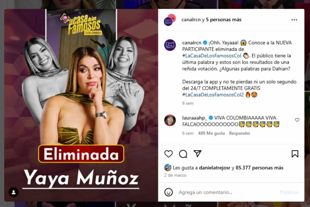 Redes sociales 'Yaya' Muñóz / Instagram @dahianlorena