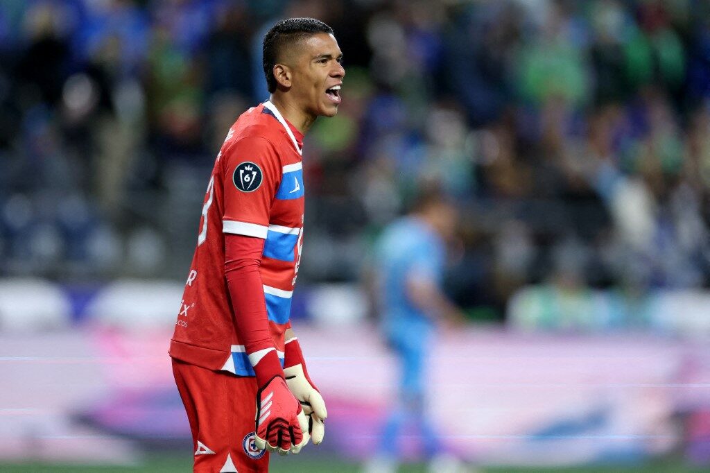 Kevin Mier, arquero de Cruz Azul de México / AFP